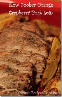 Slow Cooker Orange Cranberry Pork Loin