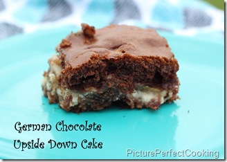 German Chocolate Upside Down Cake 2